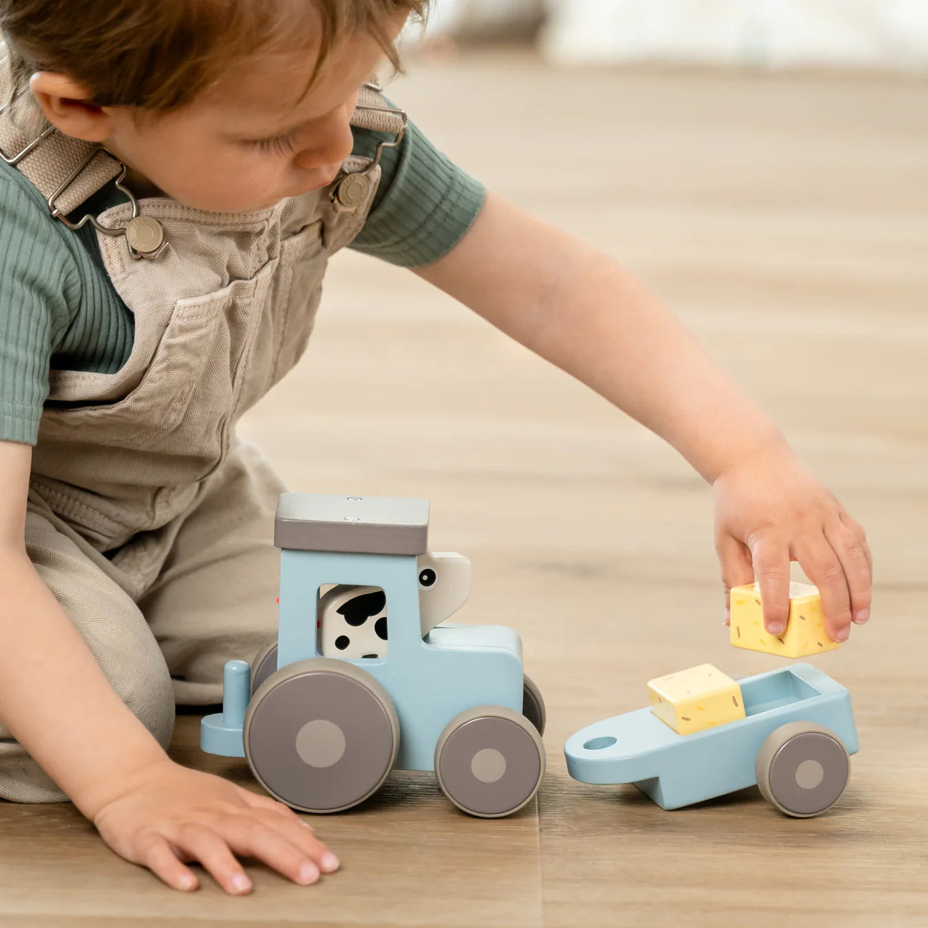 Tiny Farm Wooden Tractor - Dotti