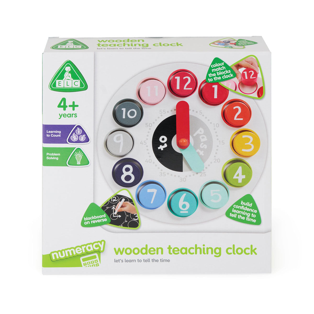 ELC Wooden teaching clock