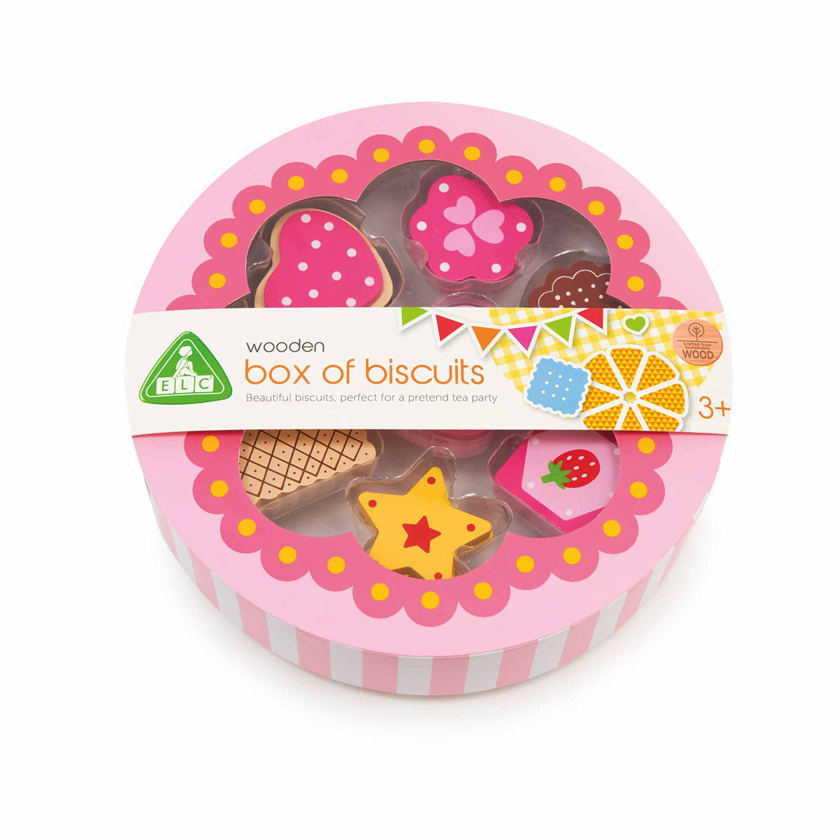 Wooden Box of Biscuits
