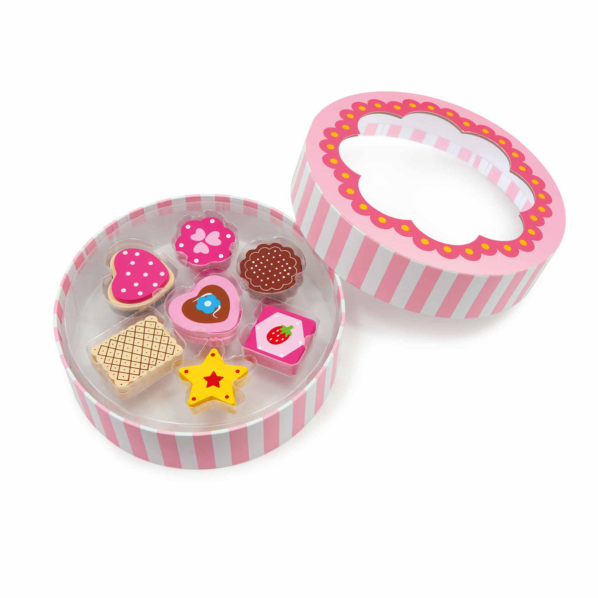 Wooden Box of Biscuits