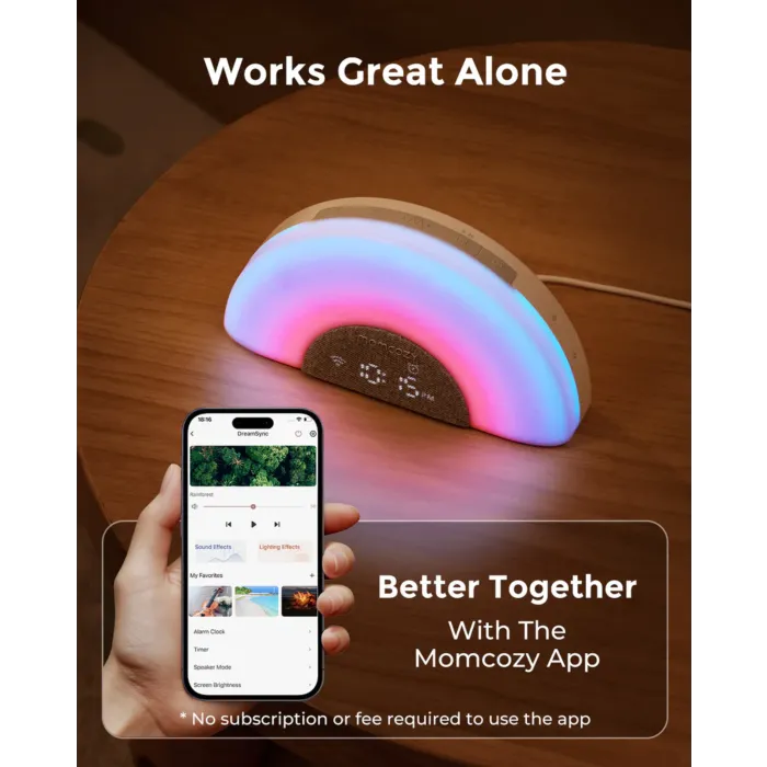 Rainbow Light & White Noise Machine