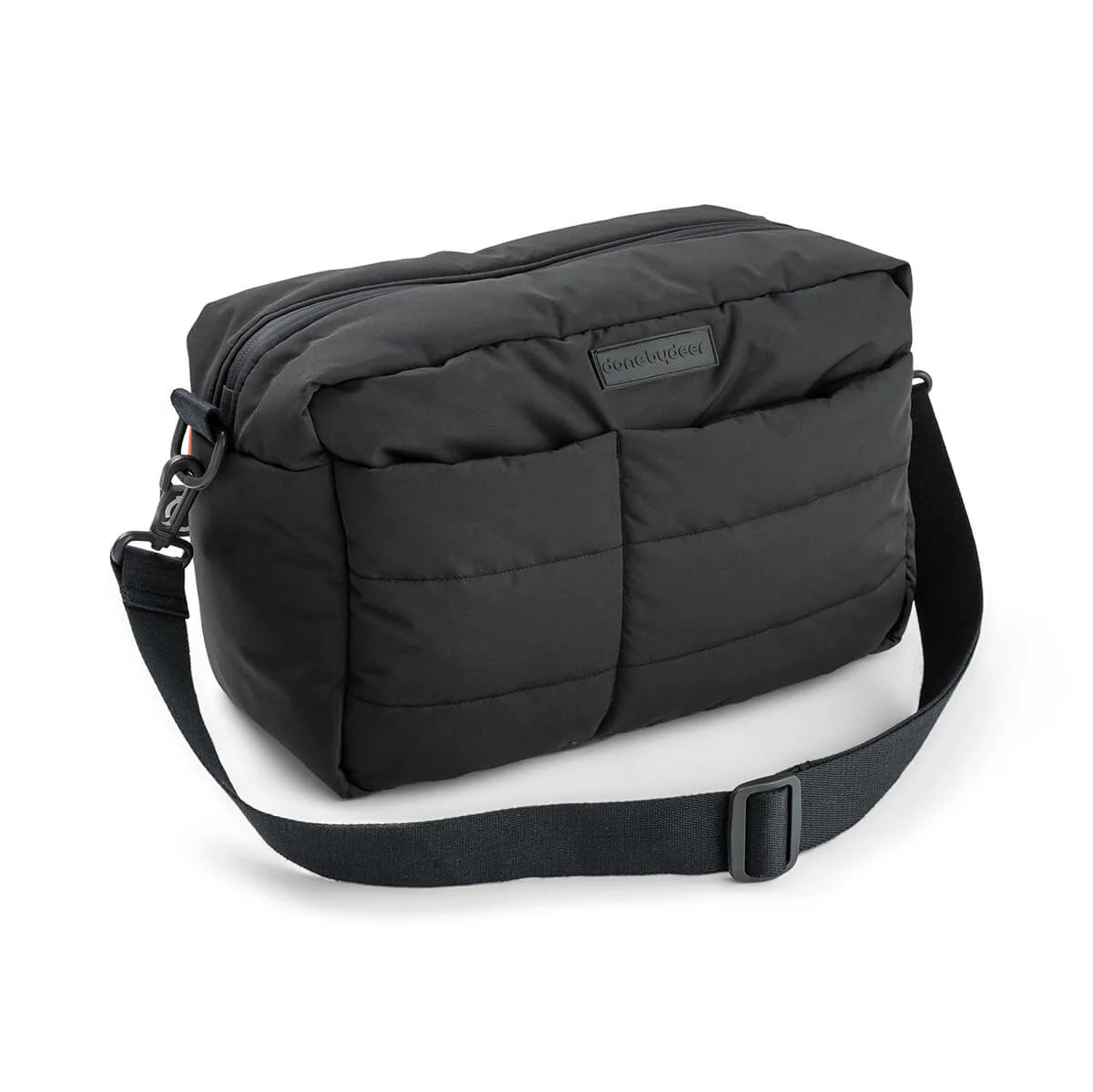 black quilted stroller bag accessories done by deer kaliedy