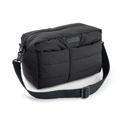 black quilted stroller bag accessories done by deer kaliedy