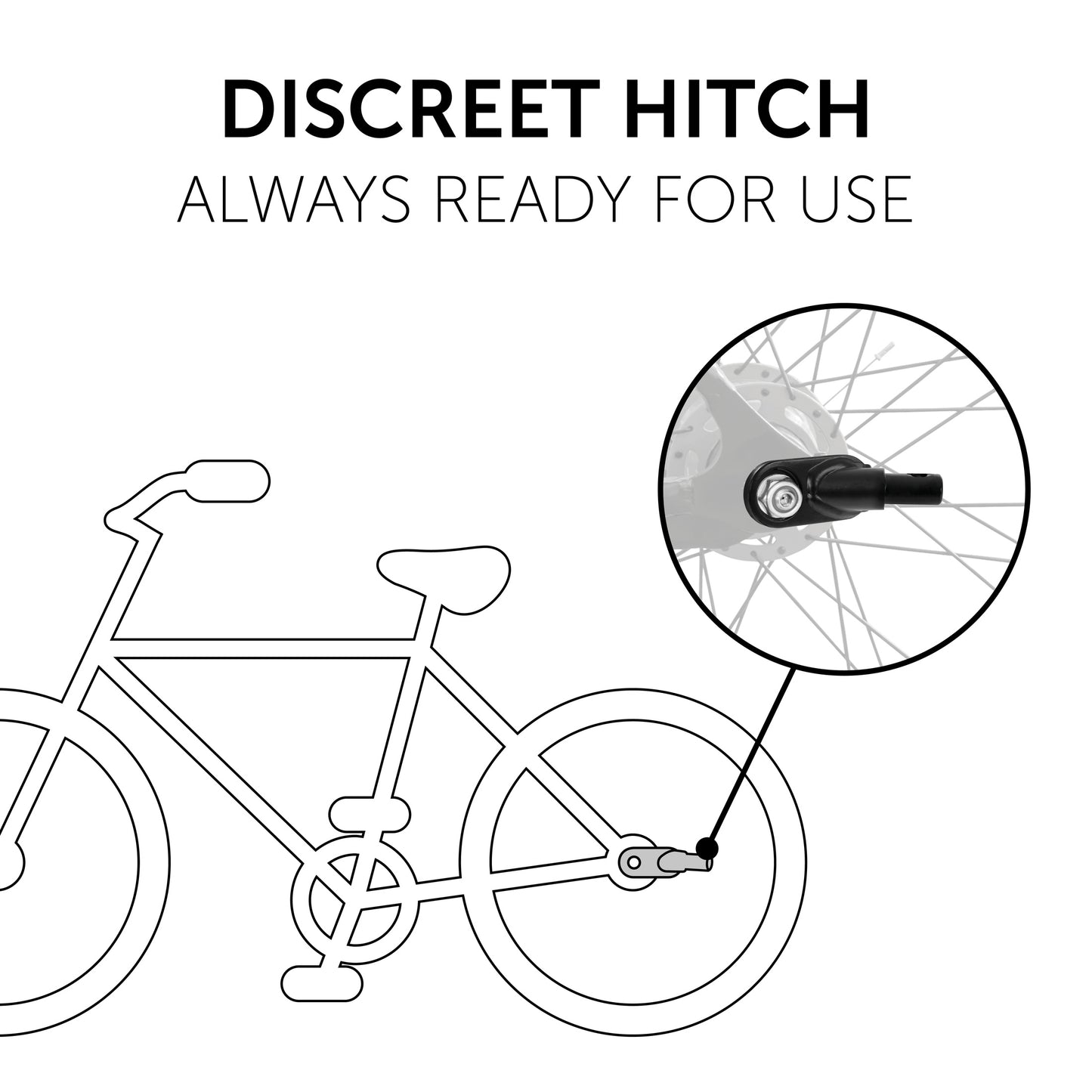 Dryk Bike Trailer Hitch