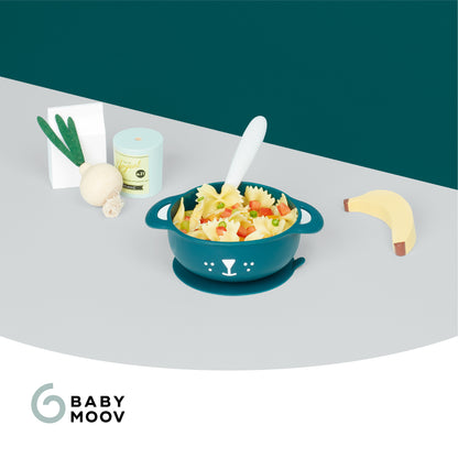 Tast'isy Silicone Bowl & Spoon Set (15-24m) - Dog