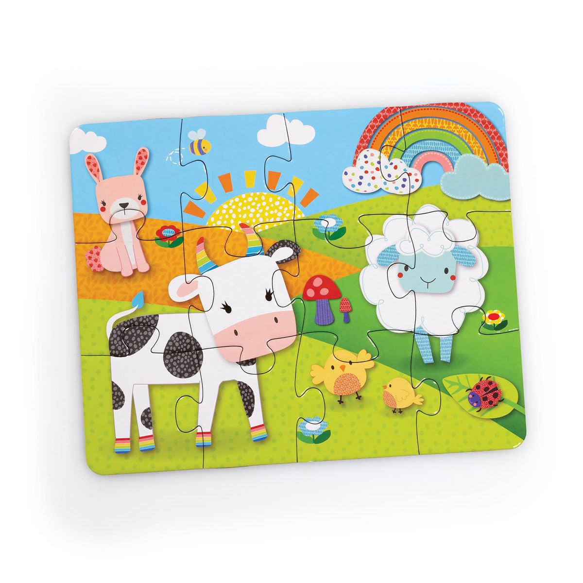 Blossom Farm 12 Piece Animal Jigsaw Puzzle