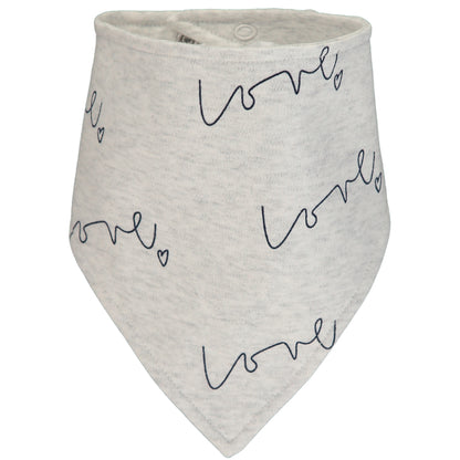 Love Print Organic Bandana Bib