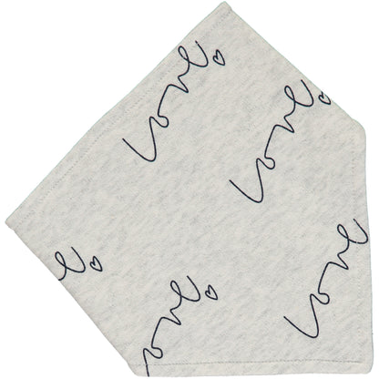 Love Print Organic Bandana Bib