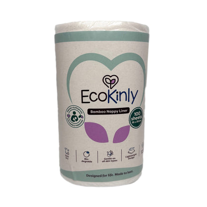 Bamboo Nappy Liner Roll - Biodegradable