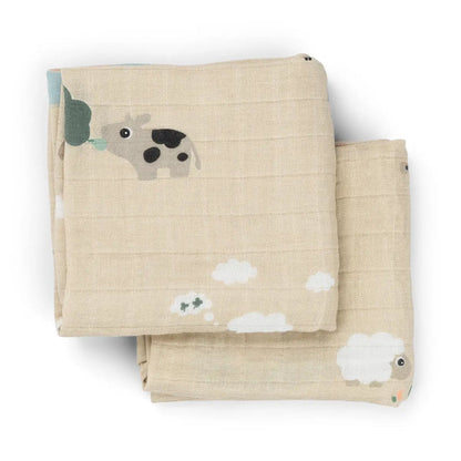 Muslin Burp Cloth 2pk
