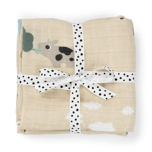 Muslin Burp Cloth 2pk