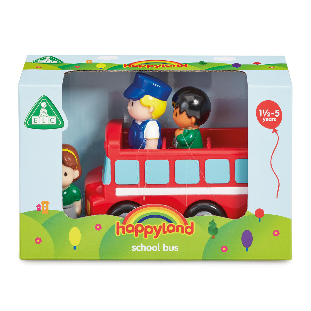 Happyland School Bus with Driver and Children Figures