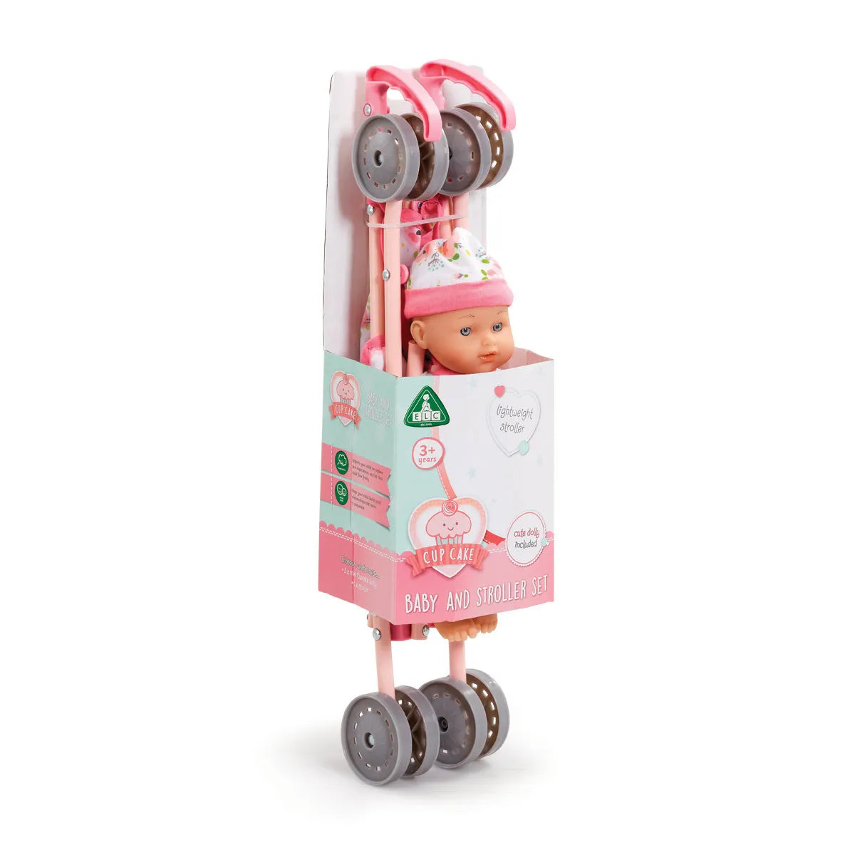 Cupcake Stroller and Doll - Pink