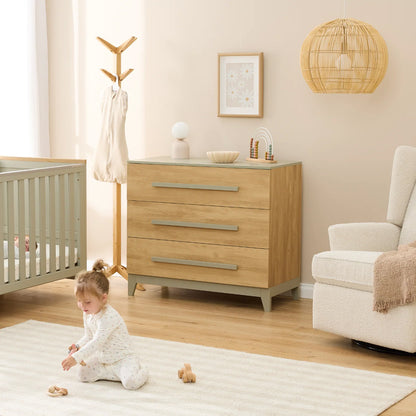 oak Chest-Changer-Nursery-Furniture-Hallee-Misha Tutti-Bambini-Kaliedy