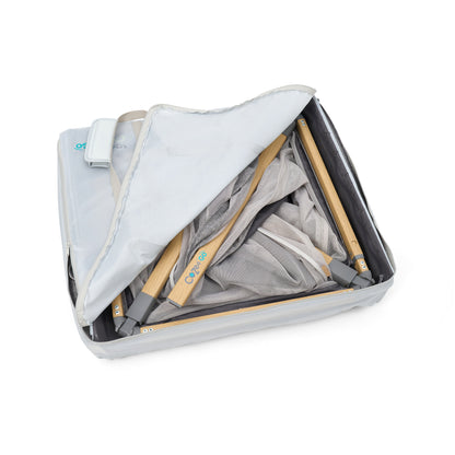 CoZee Go Travel Cot - Oak & Charcoal