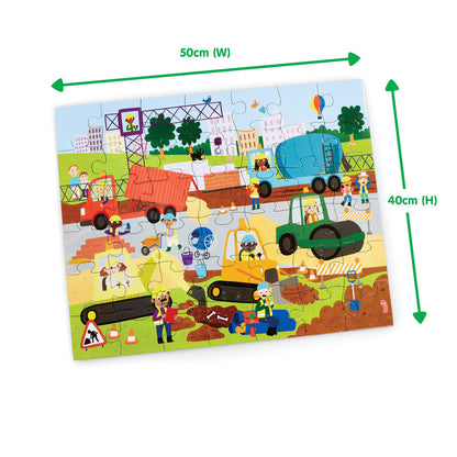 Construction 42 Piece Jigsaw Puzzle