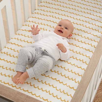 Fitted Cot Bed Sheets 2pk - Our Planet