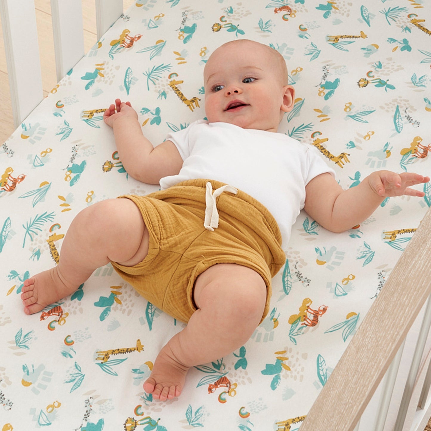 Fitted Cot Bed Sheets 2pk