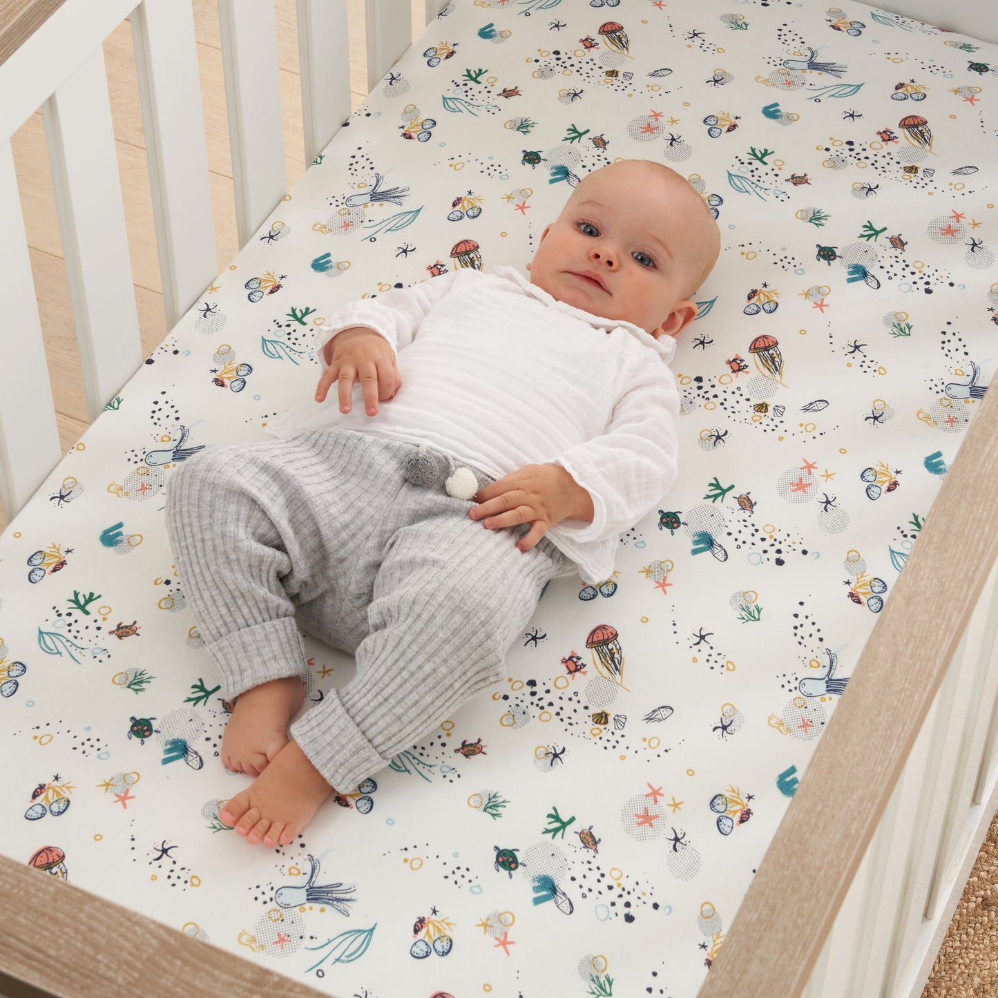 Fitted Cot Sheets 2pk