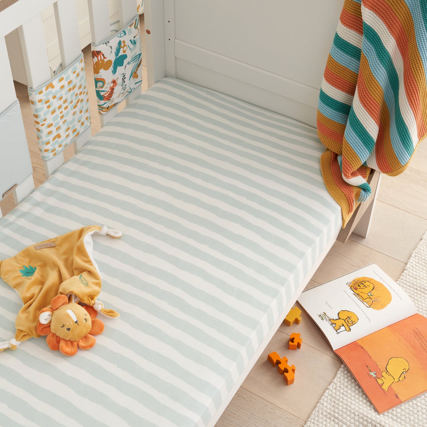 Fitted Cot Sheets 2pk