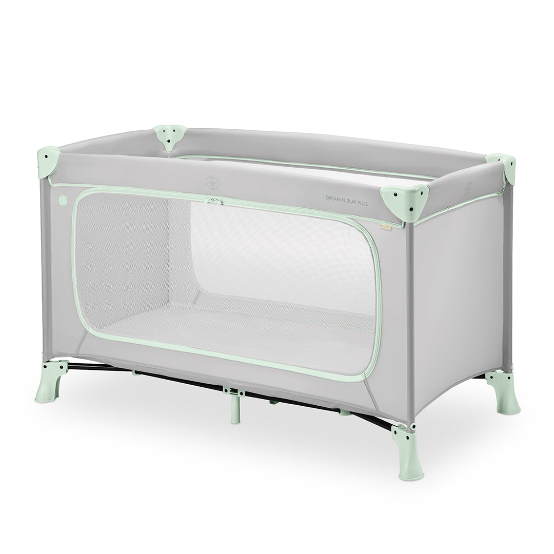 Dream N Play Plus Travel Cot - Dusty Mint