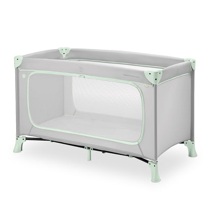 Dream N Play Plus Travel Cot - Dusty Mint