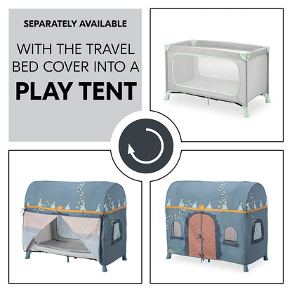 Dream N Play Plus Travel Cot - Dusty Mint