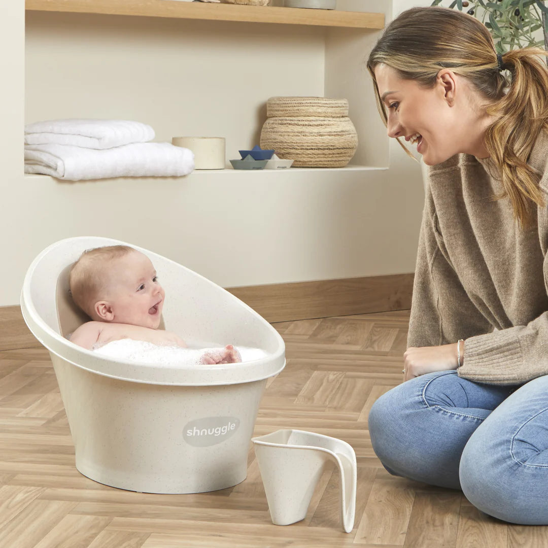 Eco Baby Bath With Plug & Foam Backrest