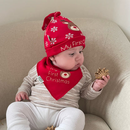 Cotton Hat - My First Christmas