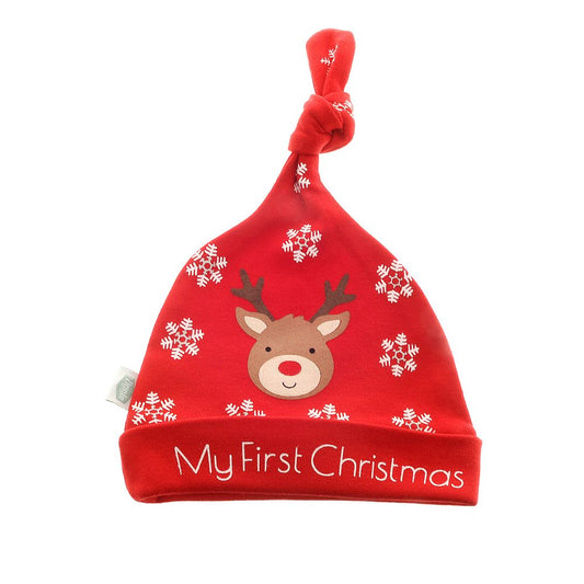 Cotton Hat - My First Christmas