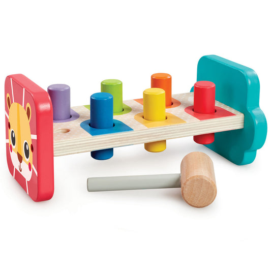 Wooden Hammer Bench Activity Toy