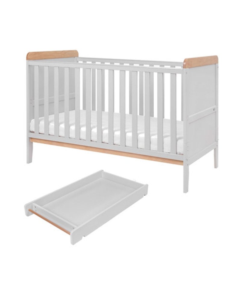 Rio Cot Bed with Cot Top Changer & Mattress