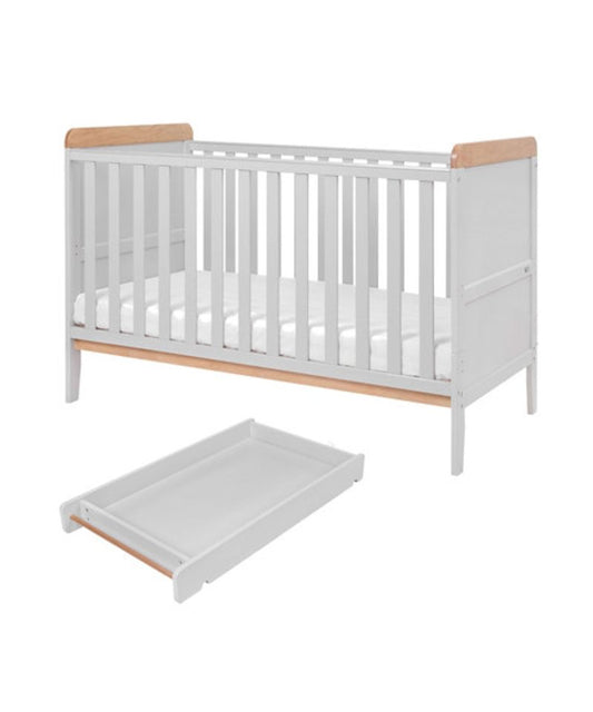 Rio Cot Bed with Cot Top Changer & Mattress