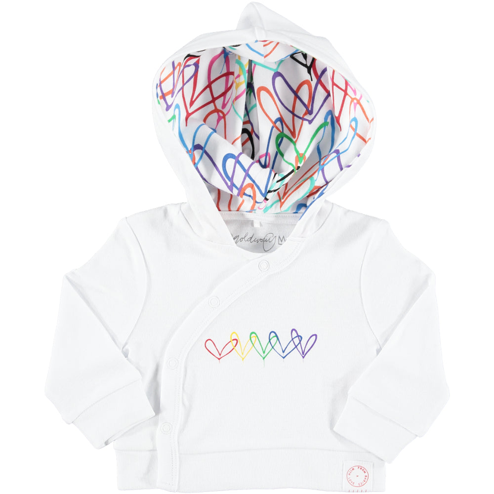 #Lovewall Organic Baby Hoodie