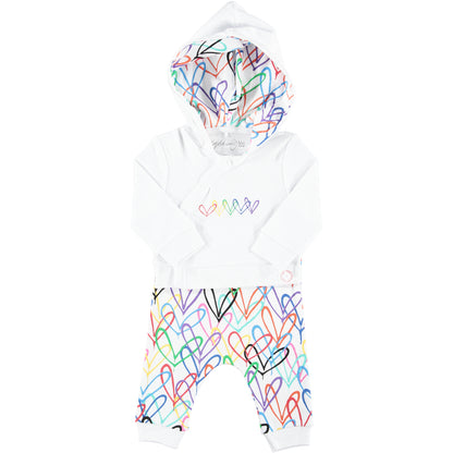 #Lovewall Organic Hoodie & Jogger Set