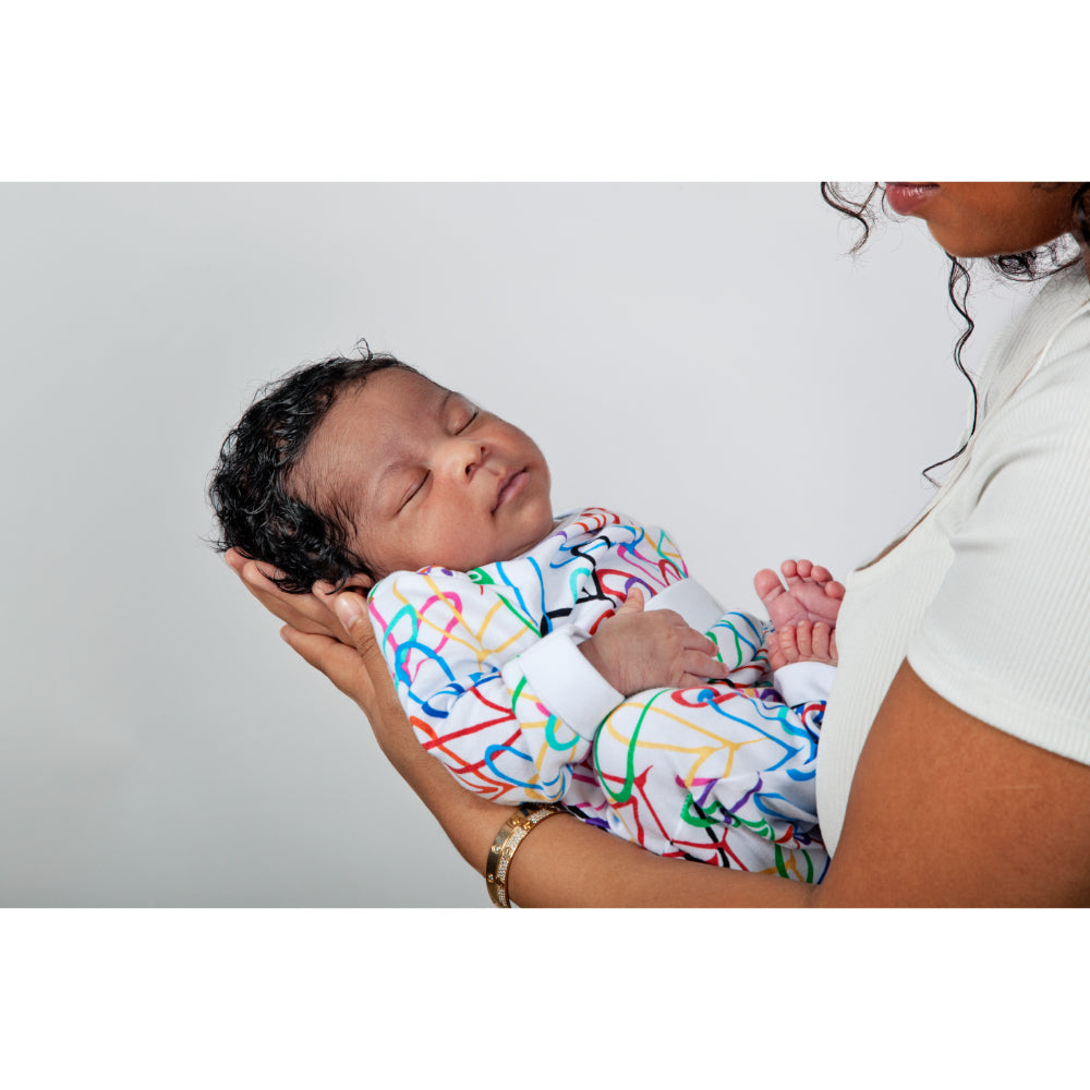 #Lovewall Organic Bodysuit & Joggers Set in Gift Pouch