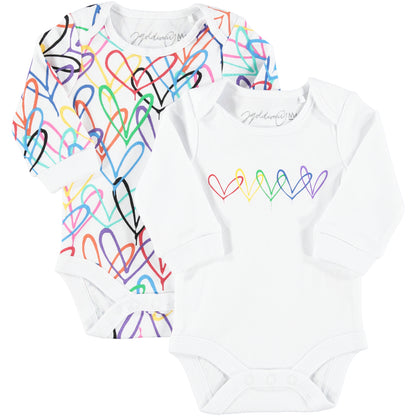 #Lovewall Organic Bodysuit Set in Gift Pouch
