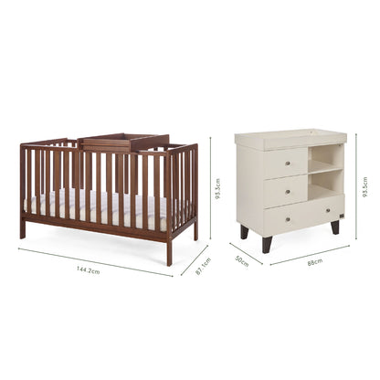 Origin Malmo and Origin Como 2pc Nursery Furniture Set