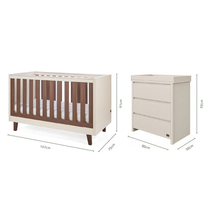 Origin Como and Origin Modena 2 Piece Nursery Furniture Set