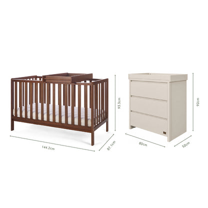 Origin Malmo and Origin Modena 2 Piece Nursery Furniture Set