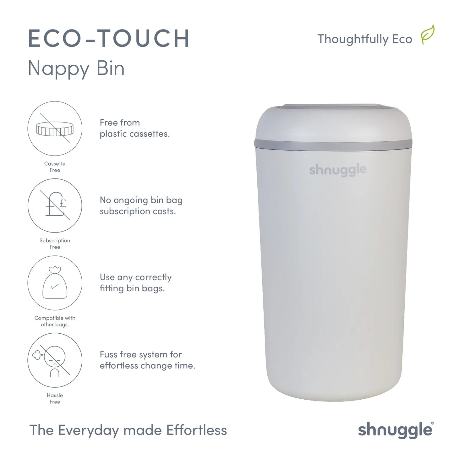 Eco Touch Nappy Bin