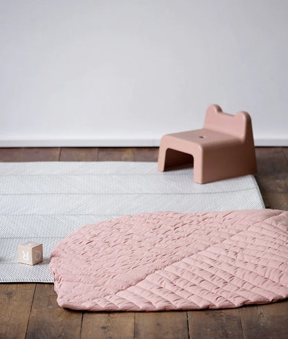 Organic Leaf Mat - Sea Shell
