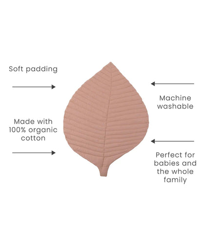 Organic Leaf Mat - Sea Shell