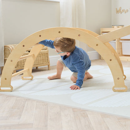 Scala 3 in 1 Pikler Climbing Frame with Climbing Wall
