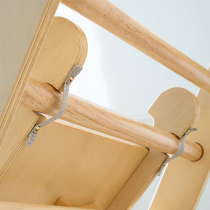Scala 3 in 1 Pikler Climbing Frame with Climbing Wall
