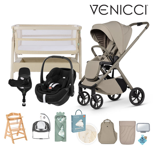 Tila 2in1 Essential, Maxi Cosi Pebble 360 Pro² & Familyfix 360 Pro Base Newborn Bundle