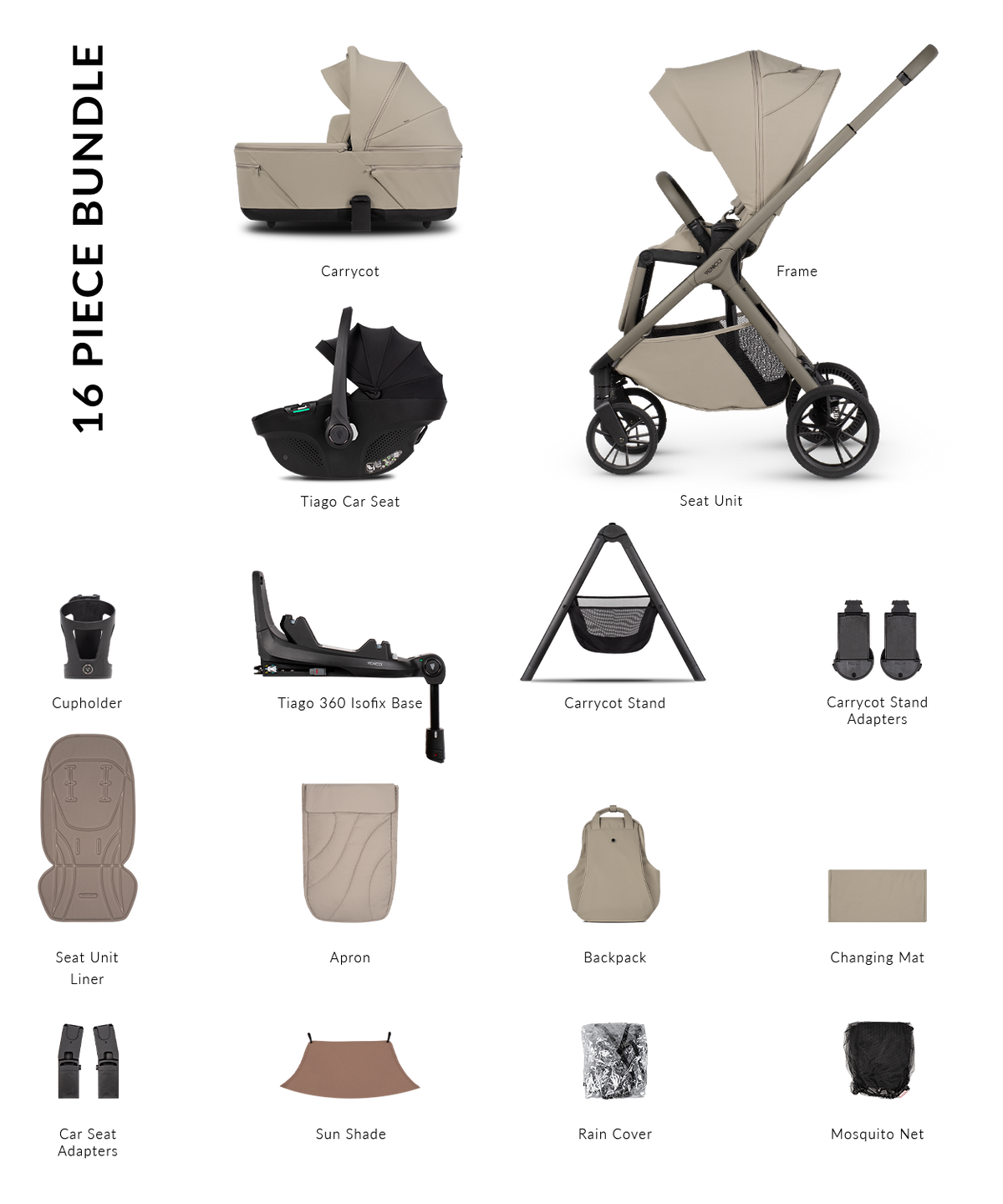 Tila - 4in1+ Tiago 360 & Base Ultimate bundle