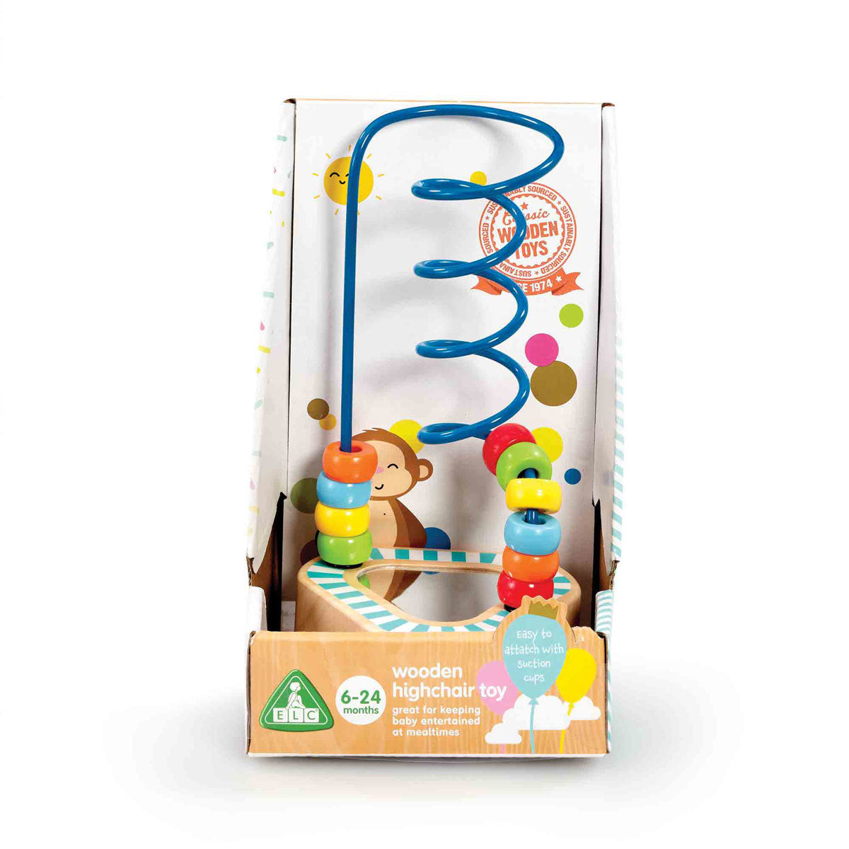 Wooden high chair toy 2025