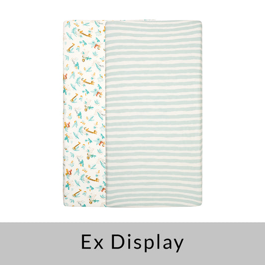 Fitted Cot Sheets 2pk (Shop Soiled)