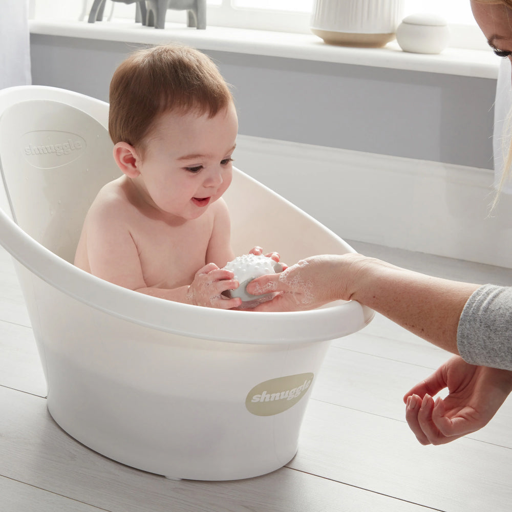 Baby Bath With Plug & Foam Backrest